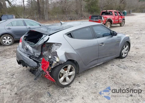 2014 Hyundai Veloster Base W/Black z USA, uszkodzony, nr VIN KMHTC6AD7EU189895